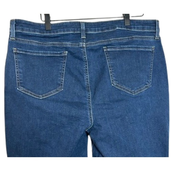 NYDJ Barbara Bootcut Jeans Quinn Blue Lift Tuck Size 16 - Picture 8 of 12